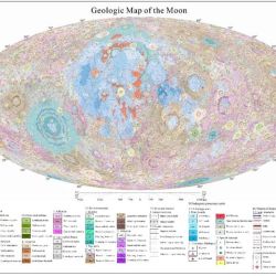 Es el mapa geológico de la Luna más detallado que se conoce hasta el presente.