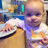 L-gante y Tamara Baez festejaron los 9 meses de Jamaica: sus fotos más tiernas