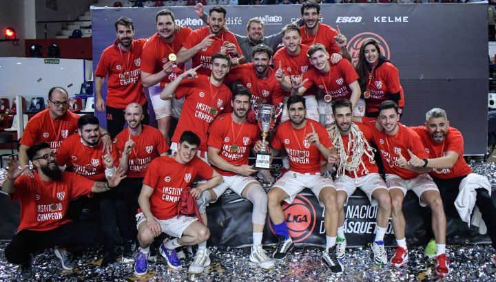 Instituto de Córdoba se consagró campeón de la Liga Nacional de Básquet por primera vez en su historia.