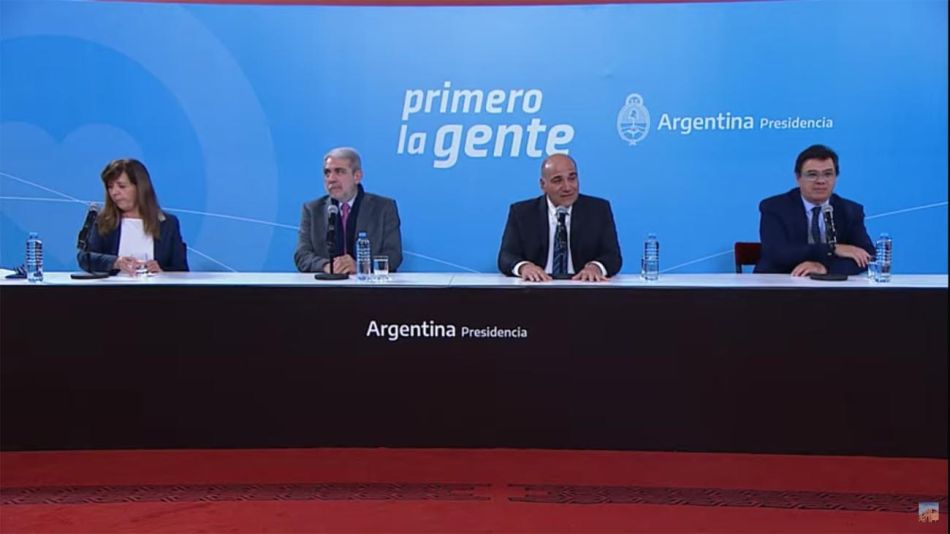 Conferencia de prensa de Manzur y ministros después de la reunión de gabinete 20220615