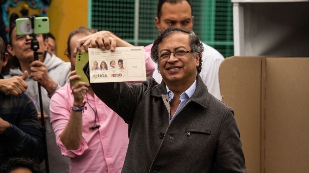 Colombians Vote In Runoff Presidential Election