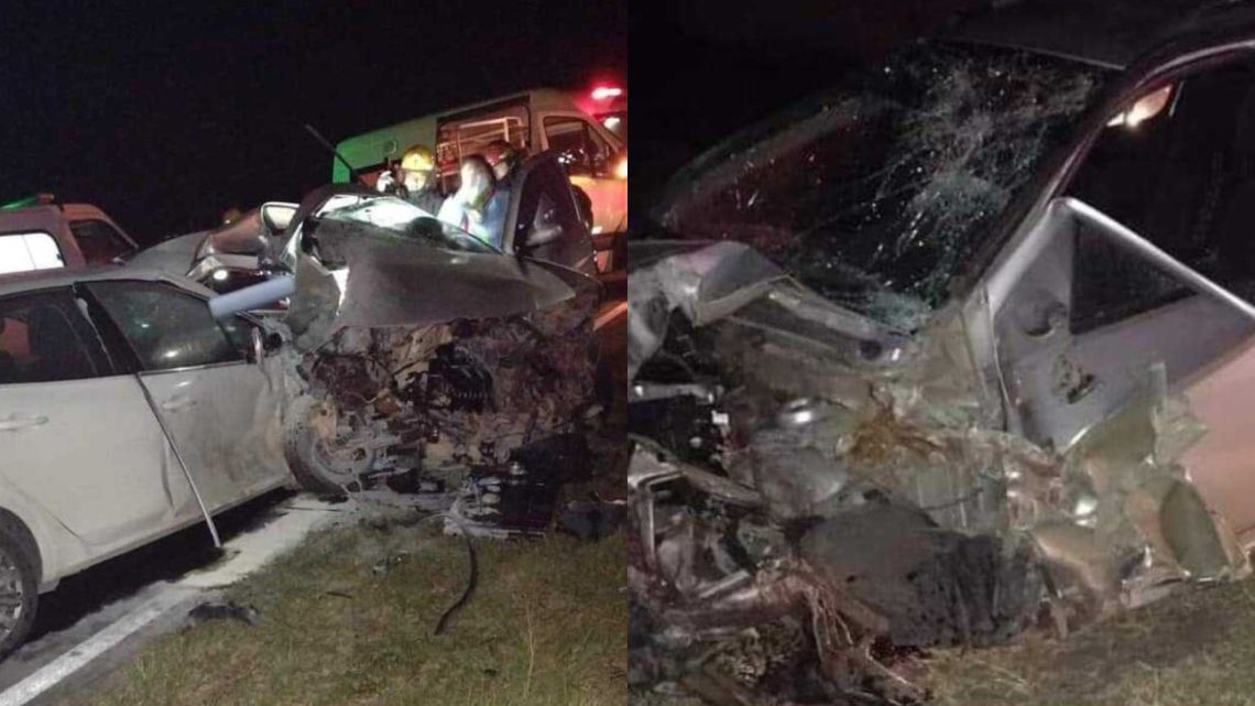 Tres personas murieron en un choque frontal en la Ruta 12 en Corrientes ...