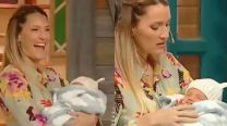 Mica Viciconte y su bebe 2106