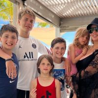 Wanda Nara con sus hijos