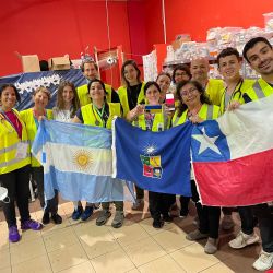 Delegaciones de Chile, Israel y Argentina junto a médicos locales para ayudar a los refugiados que escapan de la guerra en Ucrania y llegan a Polonia. | Foto:CEDOC PERFIL