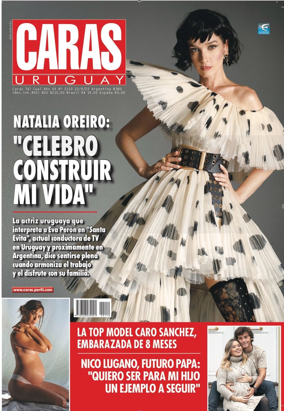 Natalia Oreiro en la nueva edición de CARAS Uruguay