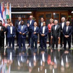 Foto grupal en el Castillo de Elmau, sur de Alemania, donde la oportunidad alemana Llor organiza una cumbre del grupo de siete naciones ricas G7. Ludovic Marin / Pool / AFP | Foto:AFP