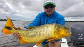 Poco a poco, el caudal del Paraná va volviendo a la normalidad y con esa novedad empezaron a salir los primeros trofeos.