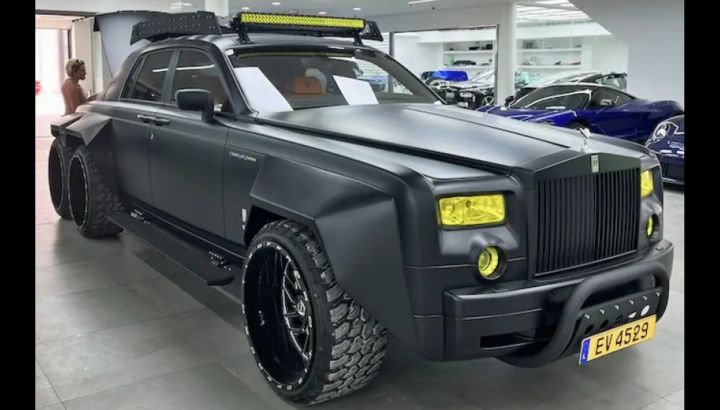 Conocé este exótico y único Rolls-Royce Phantom 6x6