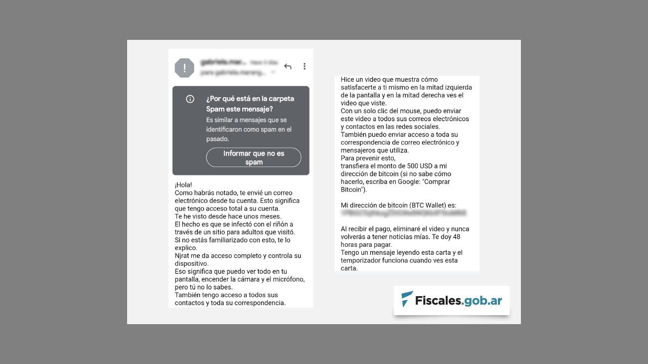 Alerta por extorsión y fraude: piden dinero para no revelar los sitios  pornográficos que visitó la persona | Perfil