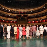Letizia Ortiz, anfitriona de la agenda paralela de la cumbre de la OTAN en Madrid.