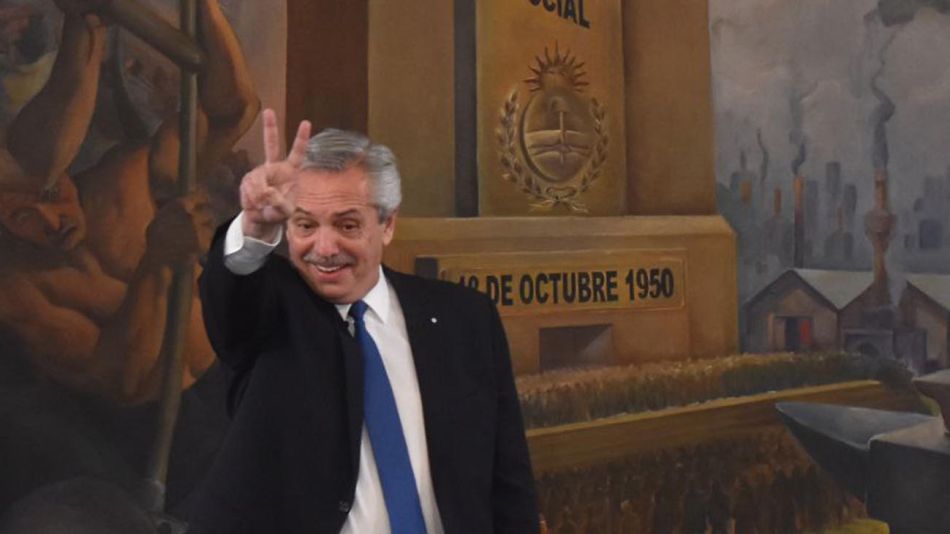 Alberto Fernandez en la CGT 20220701