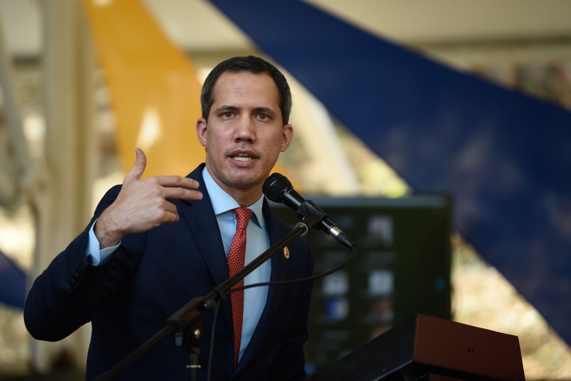 Juan Guaido Speaks On The Third Anniversary Of Declaring Himself President