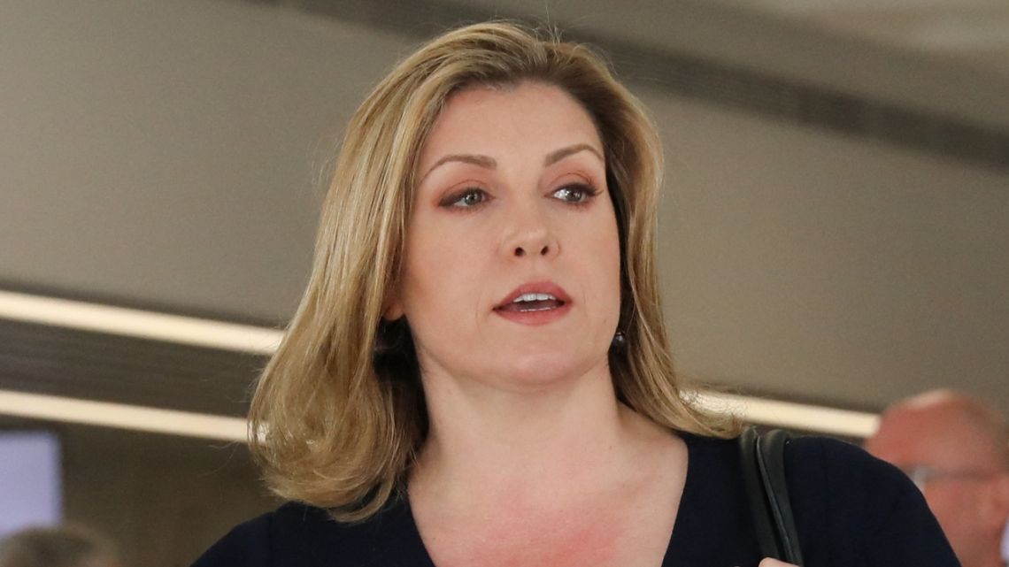 In this file photo taken on July 23, 2019 Britain's Defence Secretary and Minister for Women and Equalities Penny Mordaunt leaves an event in central London. Britain's Boris Johnson has announced his resignation as Conservative leader, paving the way for an internal party contest to replace him and become prime minister. While several possible successors have been suggested, there is no clear favourite.