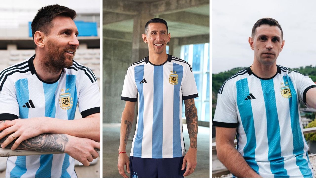 Camiseta argentina afa titular lionel leo messi 2023
