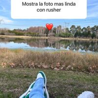 La China Suárez compartió su foto "más linda" junto a Rusherking