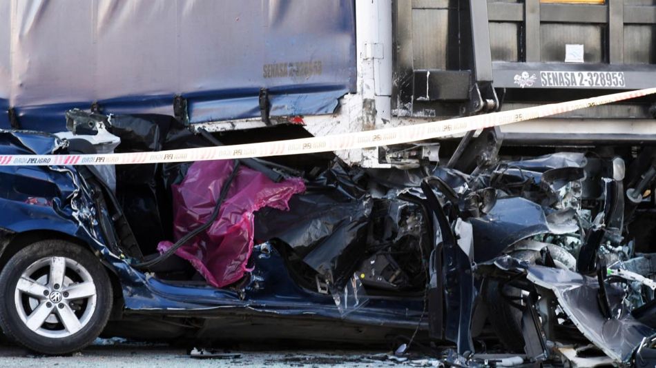 Choque en Panamericana luego de una persecución policial. 20220708