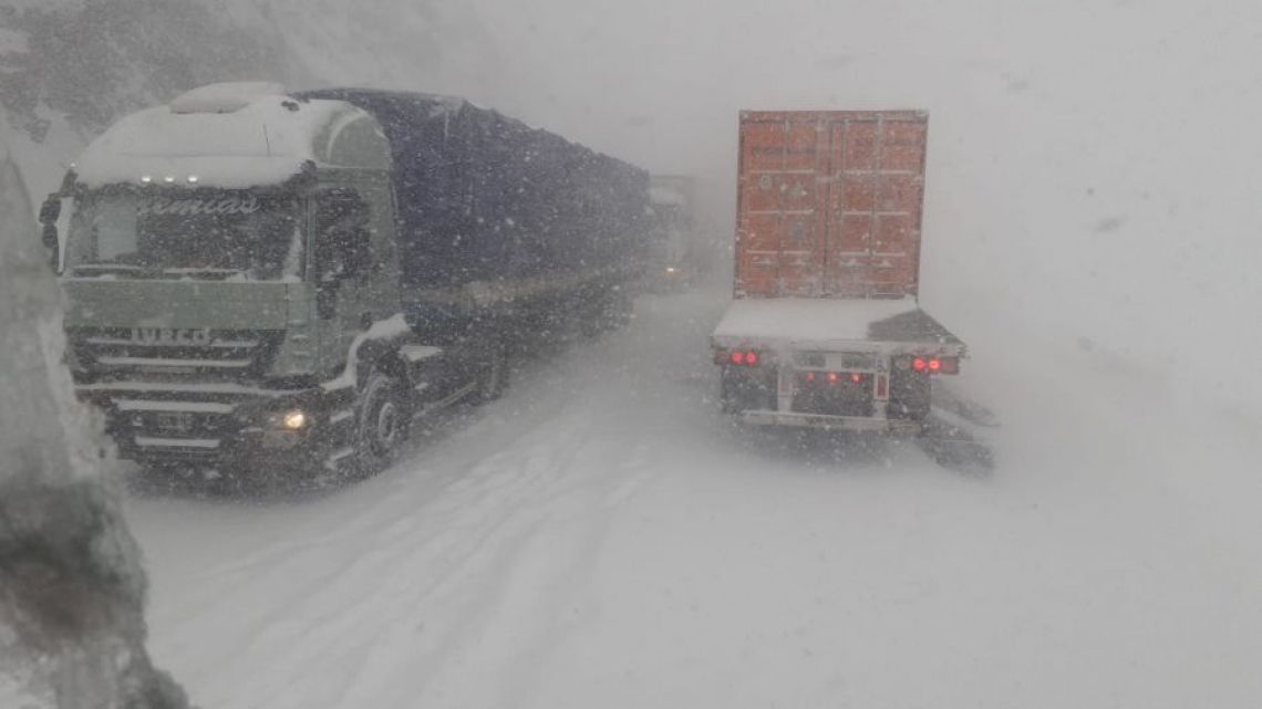 The snowstorm delivered treacherous conditions for drivers.