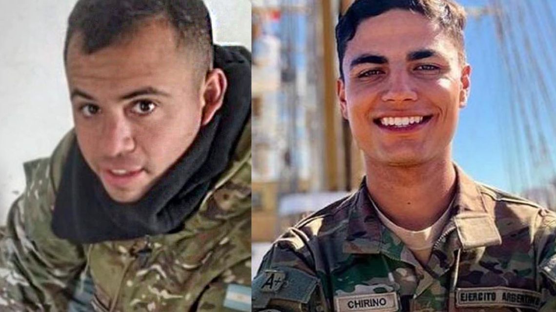 Corporal Michael Natanael Verón is in critical condition after serious spinal injuries; Second lieutenant Matías Chirino died after choking on his own vomit.