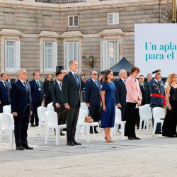 El poderoso mensaje de Letizia Ortiz al usar un vestido azul en su última aparición