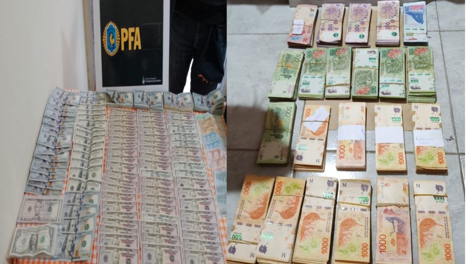 20220715 La policía realizó 23 allanamientos y en dos de ellos encontró dólares y millones de pesos en domicilios de la Corrientes Clasista y Combativa