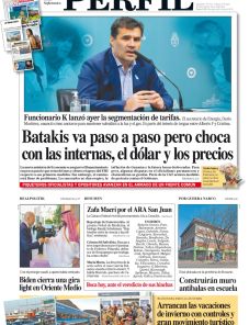 La tapa del Diario PERFIL de este sábado 16 de julio de 2022