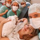 Sthepanie Demner compartió un impactante video sobre el parto de su hija 