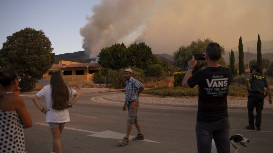 Incendios forestales causados por el calor en Francia