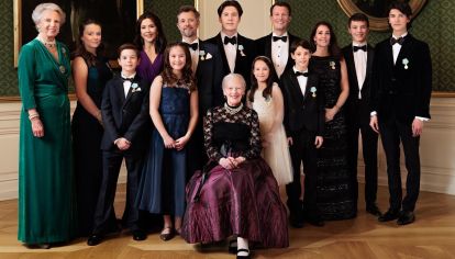 La reina Margarita de Dinamarca sin familia en Navidad