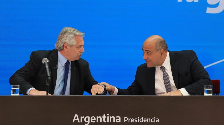 Alberto Fernández encabeza, junto a Juan Manzur y el ministro Gabriel Katopodis, Argentina GRANDE 20220718