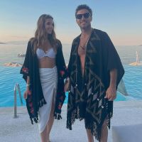 Pico Mónaco y Diana Arnopoulos sorprendieron con excéntricos looks para su boda