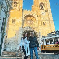 Moria Casán y Pato Galmarini