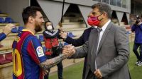 Laporta y Messi 