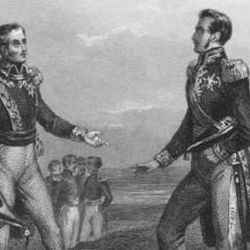 San Martín y Simón Bolivar | Foto:cedoc