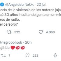Ángel de Brito cruzó a la Negra Vernaci y la tildó de maltratadora