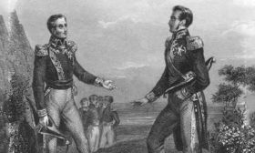 San Martín y Simón Bolivar