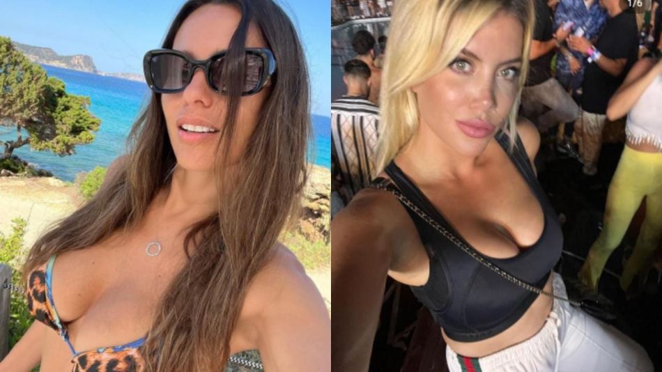 Pampita y Wanda Nara, en Ibiza: el video que muestra la intimidad durante una alocada fiesta