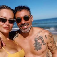 El Pocho Lavezzi y Natalia Borges