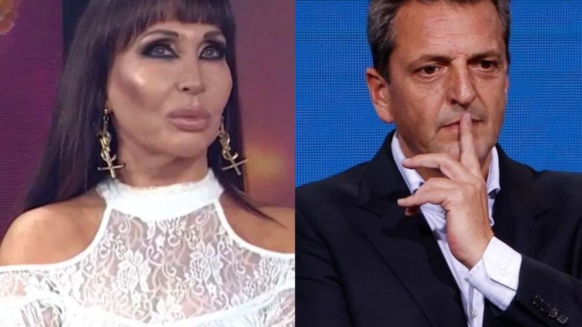 Moria Casán opinó sobre la designación de Sergio Massa como