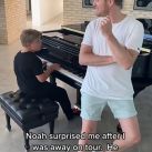 Michael Bublé mostró el talento musical de Noah al piano: "Muy orgulloso de mi chico"