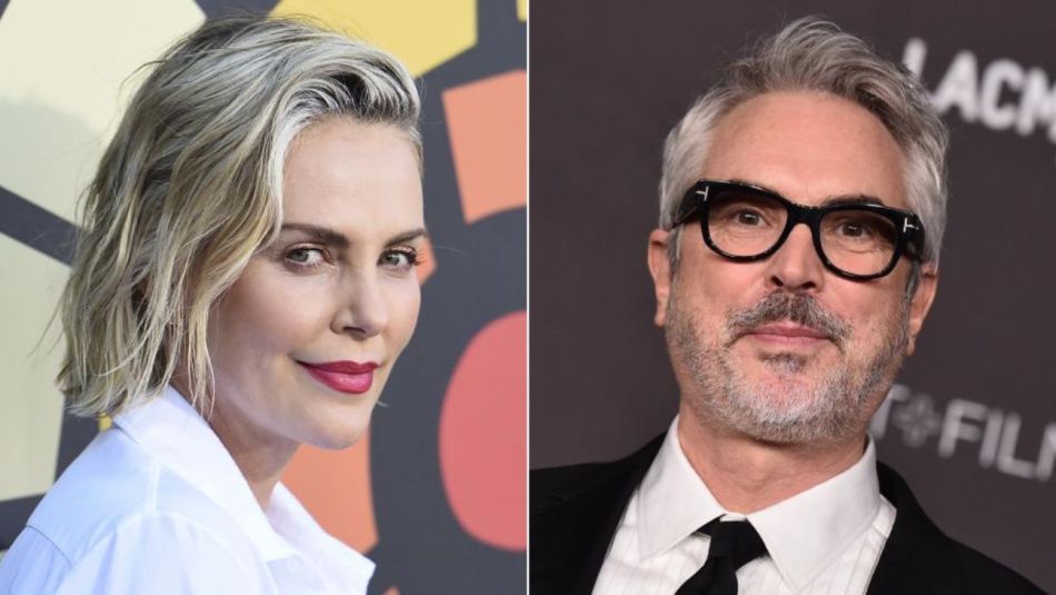 Charlize Theron y Alfonso Cuarón