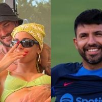 Filtraron la chicana del Kun Agüero a Rodrigo de Paul por su noviazgo con Tini Stoessel