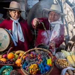 Vuelven las celebraciones populares por la Pachamama tras dos años de pandemia. | Foto:Télam/Javier Corbalán