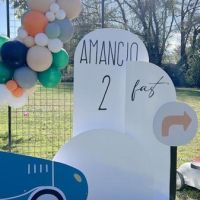 La China Suárez mostró todos los detalles del cumple de Amancio Vicuña: look canchero y autos