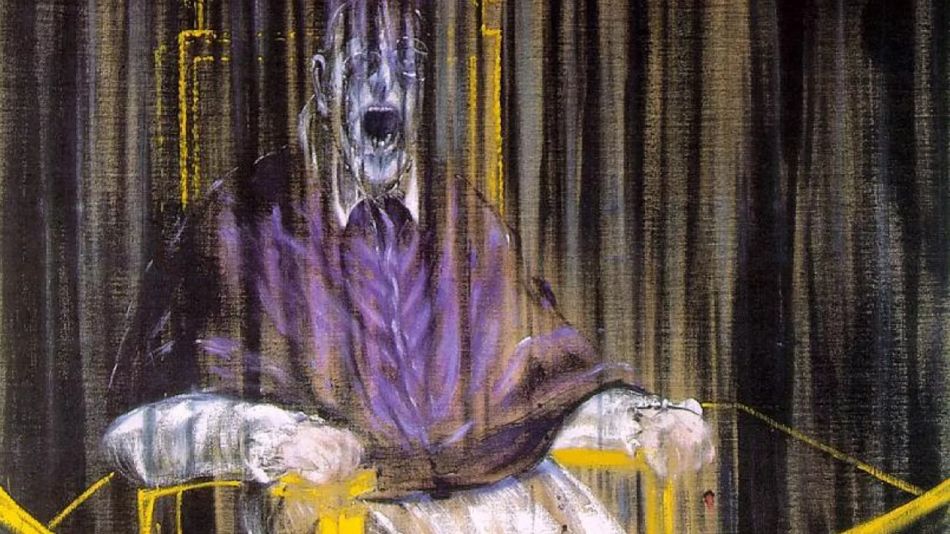 Estudio del retrato del Papa Inocencio X de Velázquez, de 1953, de Francis Bacon