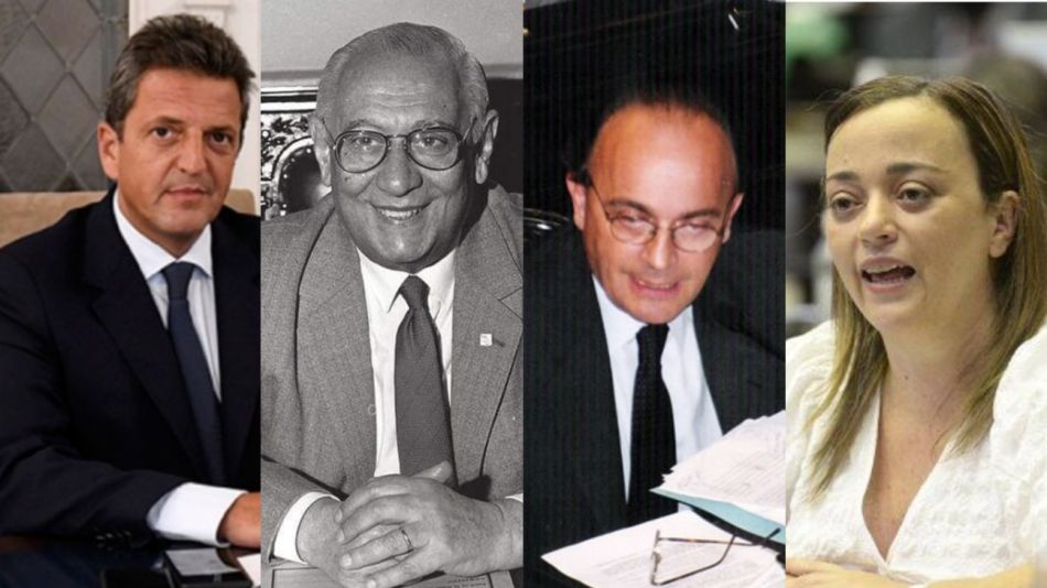 Sergio Massa, Juan Carlos Pugliese, Cecilia Moreau y Leopoldo Moreau