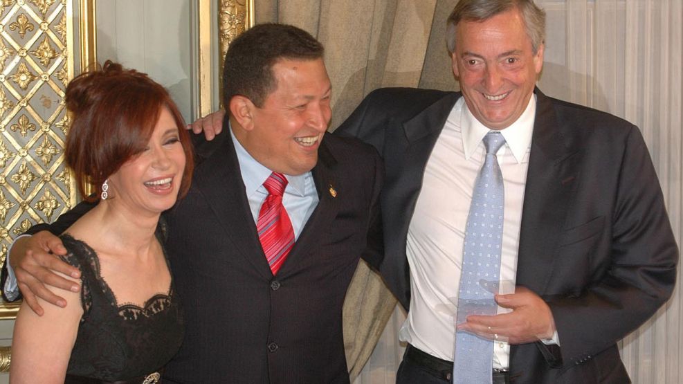 Hugo Chavez Nestor Kirchner y Cristina Fernández 20220804