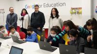Jorge Macri en la primera "escuela Google" del país. 20220805