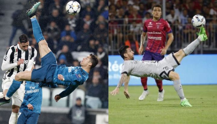 En abril de 2018, CR7 marcó un golazo de chilena ante Juventus por la Champions League 