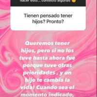 Mica Tinelli reveló si piensa tener hijos con el Licha López